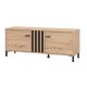 ΕΠΙΠΛΟ ΤΗΛΕΟΡΑΣΗΣ LAVAL 131 2K2V ARTISAN ΟΑΚ/ΜΑΥΡΟ 132x40x52εκ