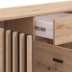 ΚΟΜΟΤΑ-ΜΠΟΥΦΕΣ LAVAL 157 3K1F3V ARTISAN ΟΑΚ/ΜΑΥΡΟ 157x40x90εκ
