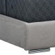 ΔΙΠΛΟ ΚΡΕΒΑΤΙ Fylliana Udine ΜΠΕΖ ΧΡΩΜΑ 167x214x115εκ (160x200)