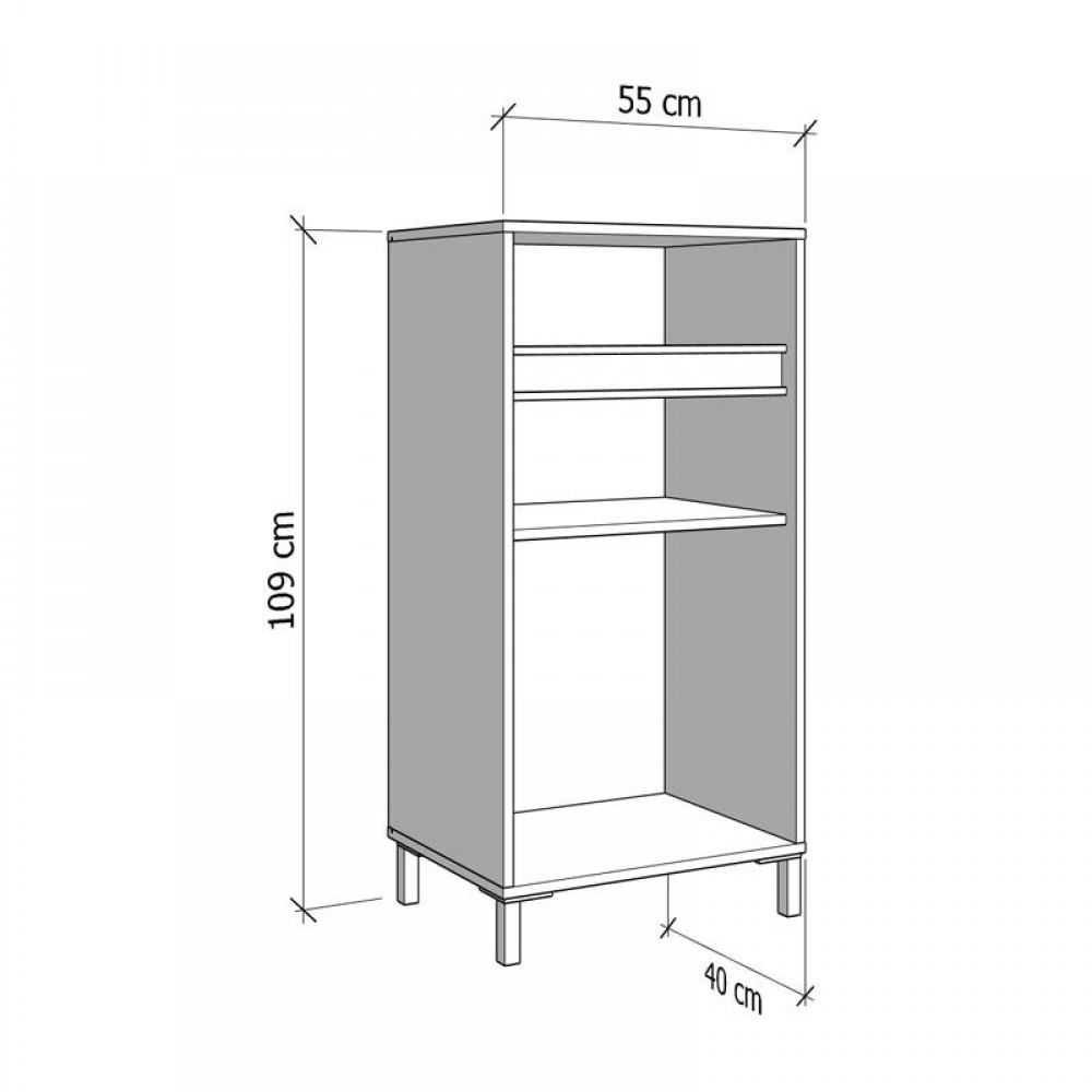 ΕΠΙΠΛΟ ΕΙΣΟΔΟΥ-ΧΩΛ ARRAN 1K1F ARTISAN OAK ΧΡΩΜΑ 55x40x110εκ