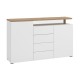 ΚΟΜΟΤΑ-ΜΠΟΥΦΕΣ ATERNO 154 3K4F2V ΛΕΥΚΟ/ARTISAN ΧΡΩΜΑ 154x40x94εκ
