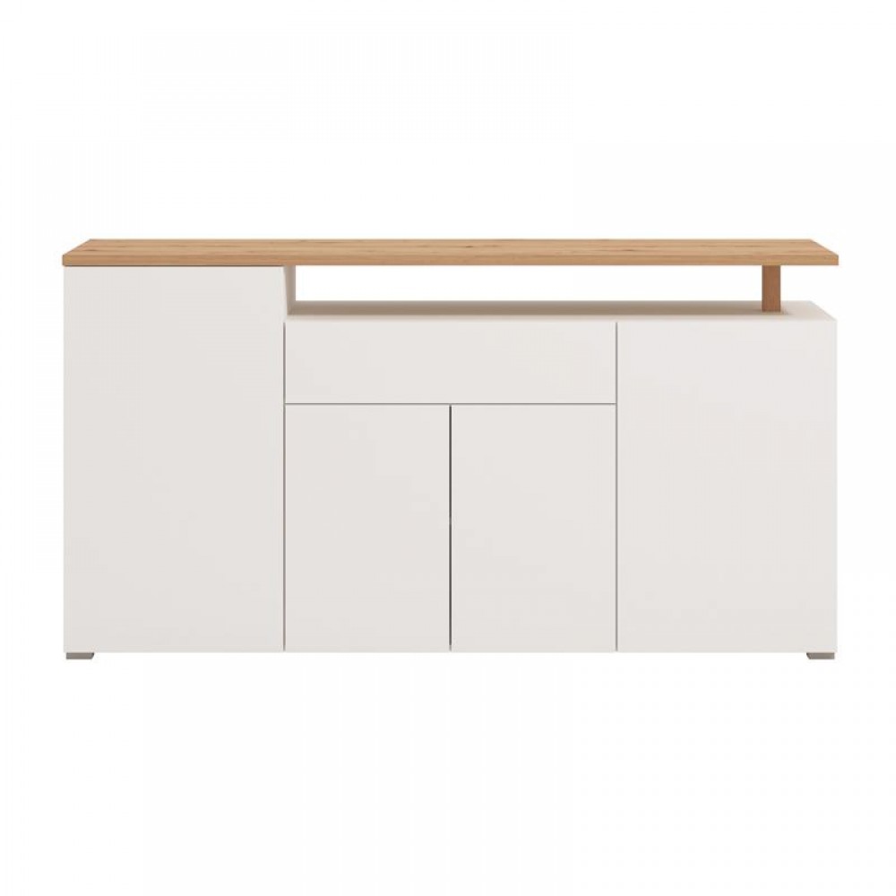 ΚΟΜΟΤΑ-ΜΠΟΥΦΕΣ ATERNO 180 4K1F4V ΛΕΥΚΟ/ARTISAN ΧΡΩΜΑ 180x40x94εκ