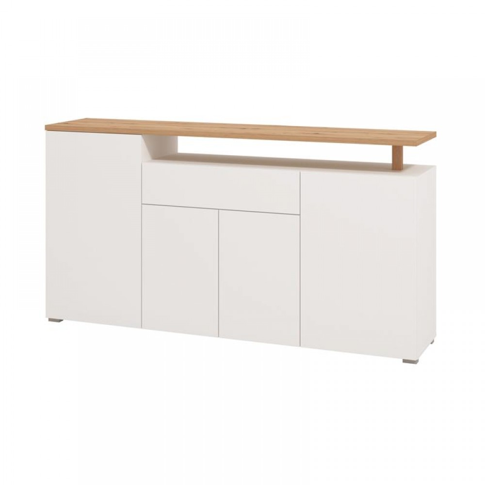 ΚΟΜΟΤΑ-ΜΠΟΥΦΕΣ ATERNO 180 4K1F4V ΛΕΥΚΟ/ARTISAN ΧΡΩΜΑ 180x40x94εκ