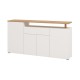ΚΟΜΟΤΑ-ΜΠΟΥΦΕΣ ATERNO 180 4K1F4V ΛΕΥΚΟ/ARTISAN ΧΡΩΜΑ 180x40x94εκ