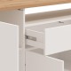 ΚΟΜΟΤΑ-ΜΠΟΥΦΕΣ ATERNO 180 4K1F4V ΛΕΥΚΟ/ARTISAN ΧΡΩΜΑ 180x40x94εκ