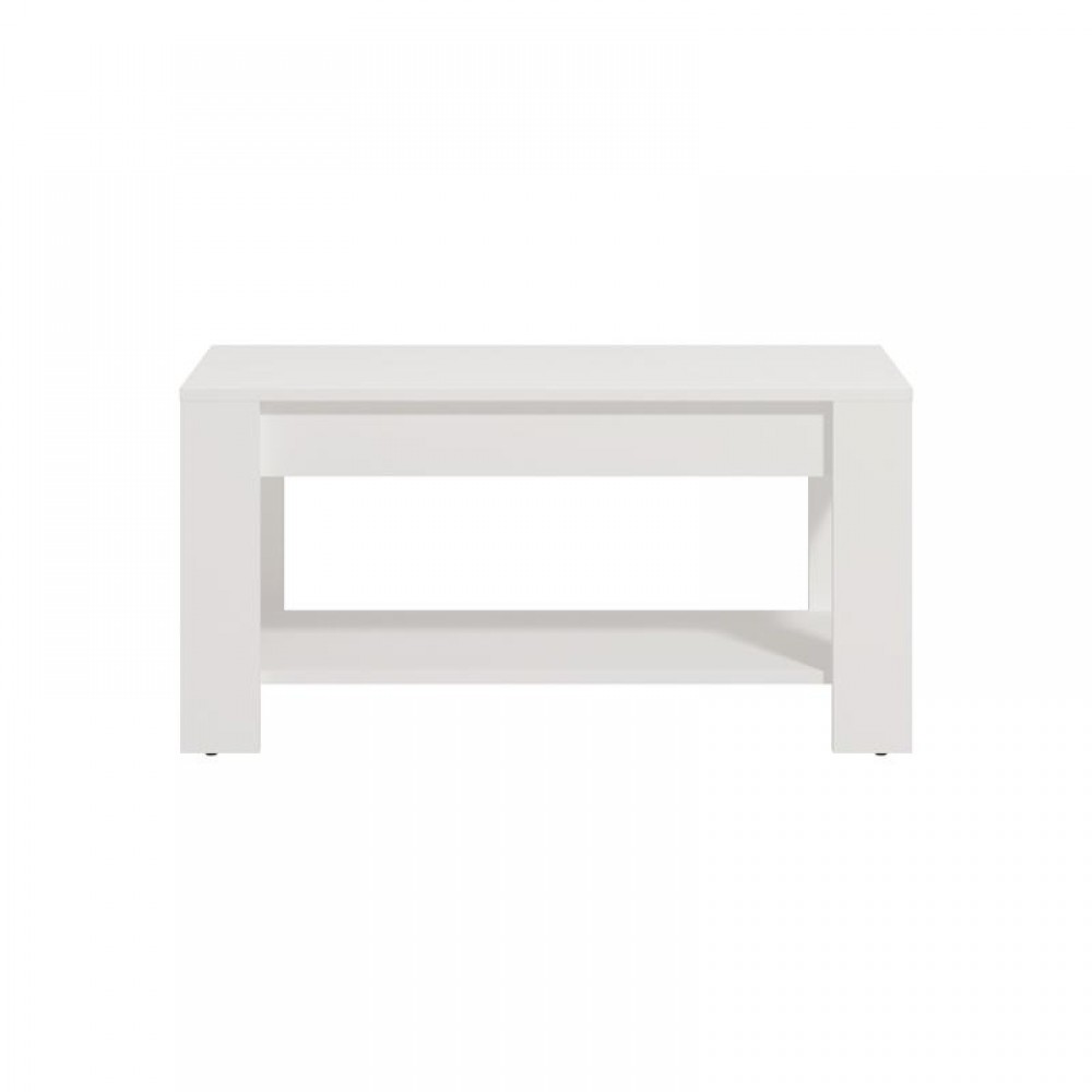 ΤΡΑΠΕΖΑΚΙ ΣΑΛΟΝΙΟΥ CLENT ΛΕΥΚΟ ΧΡΩΜΑ 90x50x45εκ