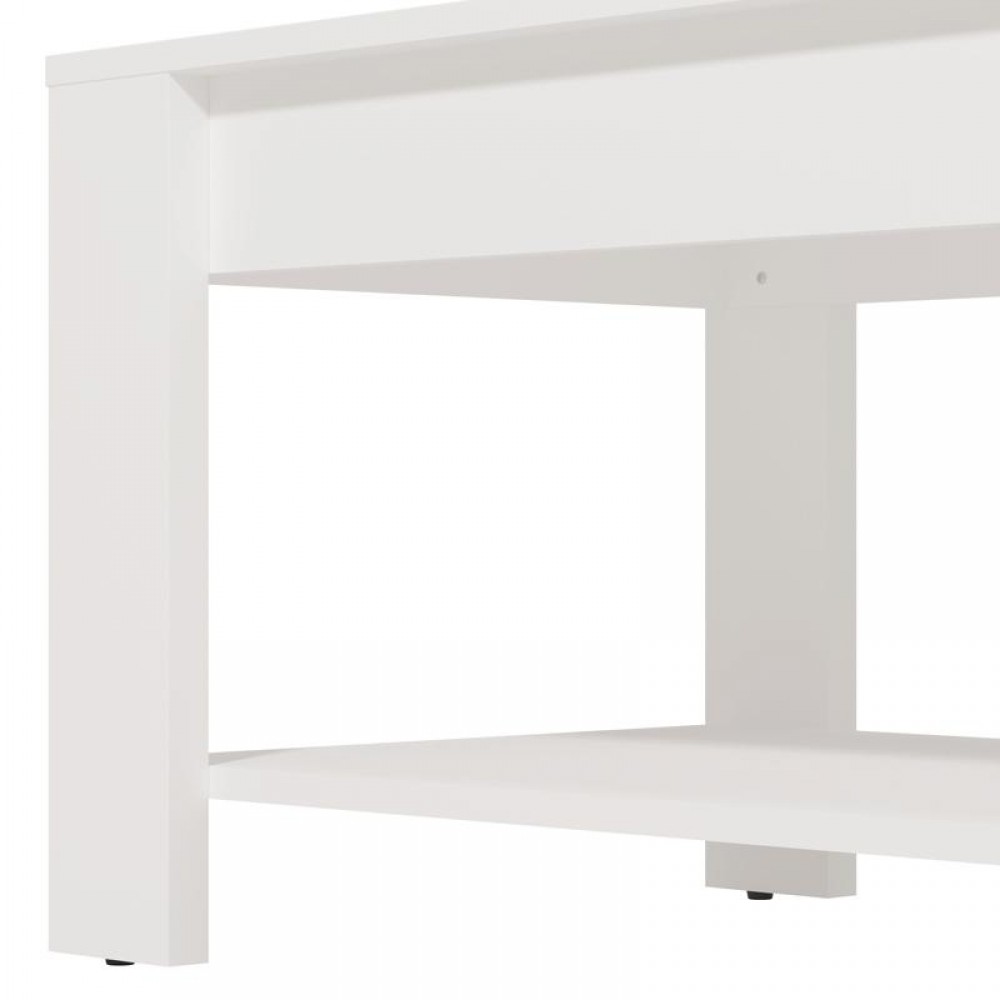 ΤΡΑΠΕΖΑΚΙ ΣΑΛΟΝΙΟΥ CLENT ΛΕΥΚΟ ΧΡΩΜΑ 90x50x45εκ