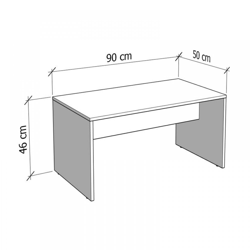 ΤΡΑΠΕΖΑΚΙ ΣΑΛΟΝΙΟΥ BOLTON ΛΕΥΚΟ ΧΡΩΜΑ 90x50x45εκ