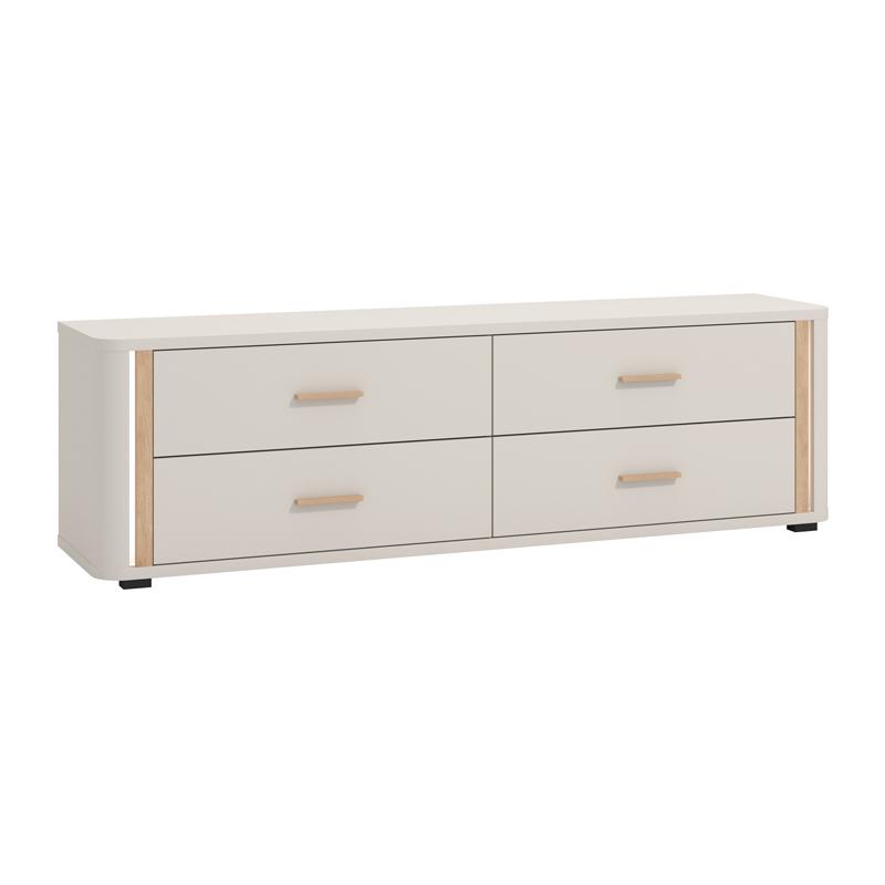 ΕΠΙΠΛΟ ΤΗΛΕΟΡΑΣΗΣ YORK 4F CASHMERE/ARTISAN OAK ΧΡΩΜΑ 177x40x52εκ