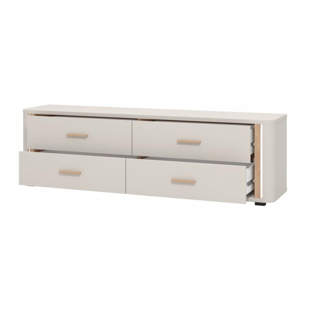 ΕΠΙΠΛΟ ΤΗΛΕΟΡΑΣΗΣ YORK 4F CASHMERE/ARTISAN OAK ΧΡΩΜΑ 177x40x52εκ