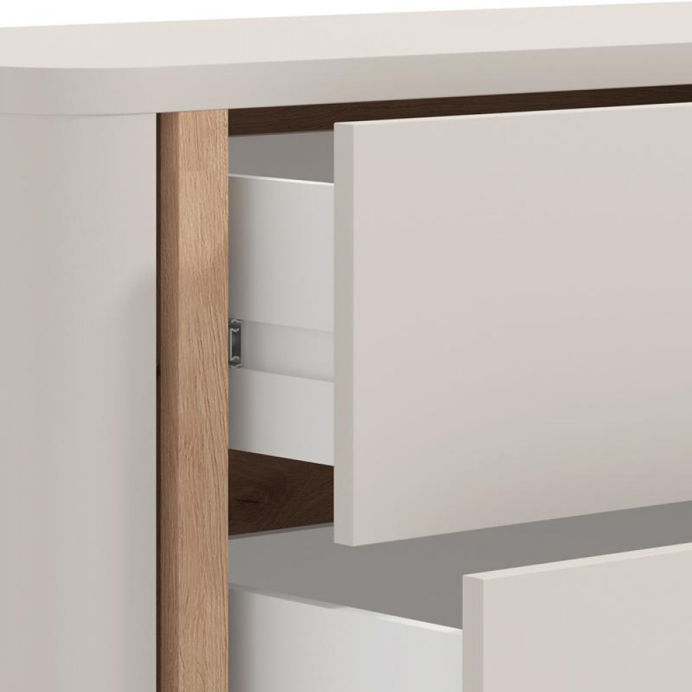 ΕΠΙΠΛΟ ΤΗΛΕΟΡΑΣΗΣ YORK 4F CASHMERE/ARTISAN OAK ΧΡΩΜΑ 177x40x52εκ