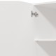 ΝΤΟΥΛΑΠΙ ΚΟΥΖΙΝΑΣ RAJNA BD 60 ΛΕΥΚΟ 60x58x214εκ