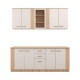 ΣΥΝΘΕΣΗ ΚΟΥΖΙΝΑΣ BELFORT 200 ARTISAN OAK/CASHMERE 200x51x200εκ