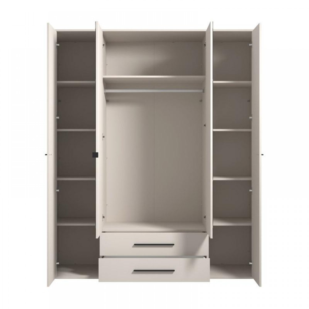 ΝΤΟΥΛΑΠΑ SERDICA 4K2F2O h211 CASHMERE ΧΡΩΜΑ 180x57x211εκ