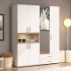ΝΤΟΥΛΑΠΑ DONALD 4K2F1O h227 ΛΕΥΚΟ/ARTISAN OAK ΧΡΩΜΑ 179x57x227εκ