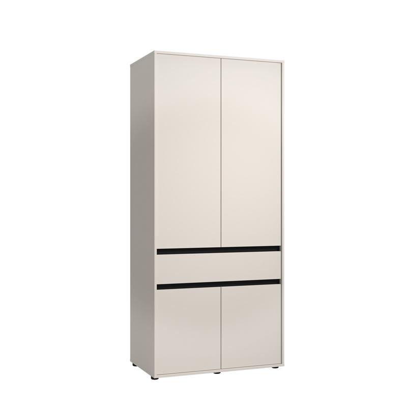 ΝΤΟΥΛΑΠΑ CORBETT 2K1F h211 CASHMERE/ΜΑΥΡΟ ΜΑΤ ΧΡΩΜΑ 93x55x211εκ