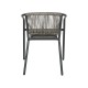 ΠΟΛΥΘΡΟΝΑ ΚΗΠΟΥ Fyllianna FL11465 ΑΠΟ ΣΥΝΘΕΤΙΚΟ RATTAN MΕ ΜΕΤΑΛΛΙΚΟ ΣΚΕΛΕΤΟ ΓΚΡΙ ΧΡΩΜΑ 54x63x74εκ