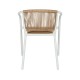 ΠΟΛΥΘΡΟΝΑ ΚΗΠΟΥ Fyllianna FL11465 ΑΠΟ ΣΥΝΘΕΤΙΚΟ RATTAN MΕ ΜΕΤΑΛΛΙΚΟ ΣΚΕΛΕΤΟ ΛΕΥΚΟ ΧΡΩΜΑ 54x63x74εκ