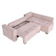 ΚΑΝΑΠΕΣ ΓΩΝΙΑ Fylliana Space ΜΠΕΖ-ΚΑΦΕ ΧΡΩΜΑ 245x175x88εκ