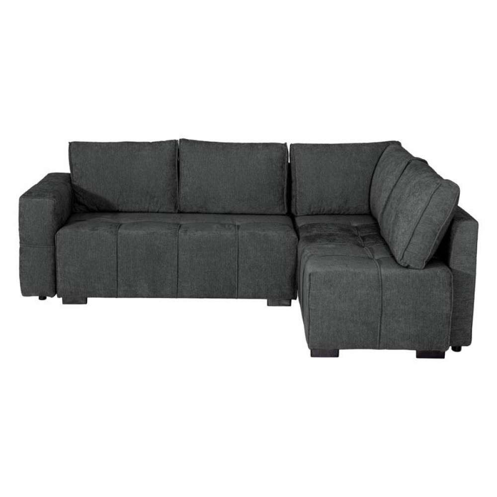 ΚΑΝΑΠΕΣ ΓΩΝΙΑ Fylliana Space ΓΚΡΙ ΧΡΩΜΑ 245x175x88εκ