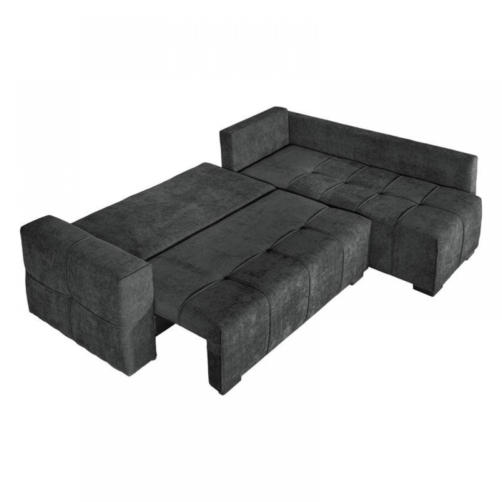 ΚΑΝΑΠΕΣ ΓΩΝΙΑ Fylliana Space ΓΚΡΙ ΧΡΩΜΑ 245x175x88εκ