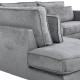 ΚΑΝΑΠΕΣ ΑΡΙΣΤΕΡΗ ΓΩΝΙΑ Fylliana New Anvers ΓΚΡΙ ΧΡΩΜΑ 303x228x86εκ