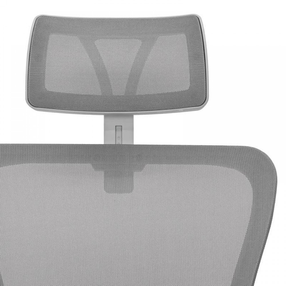 ΚΑΡΕΚΛΑ ΓΡΑΦΕΙΟΥ Fylliana FL9088 ΓΚΡΙ ΠΛΑΤΗ-ΓΚΡΙ ΚΑΘΙΣΜΑ 60x60x119-129εκ