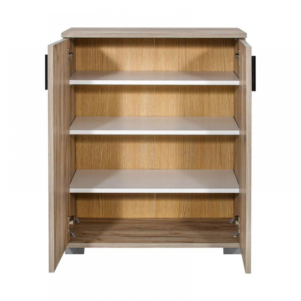 ΠΑΠΟΥΤΣΟΘΗΚΗ Fylliana Shoerack GREY OAK ΧΡΩΜΑ 69x34x85εκ