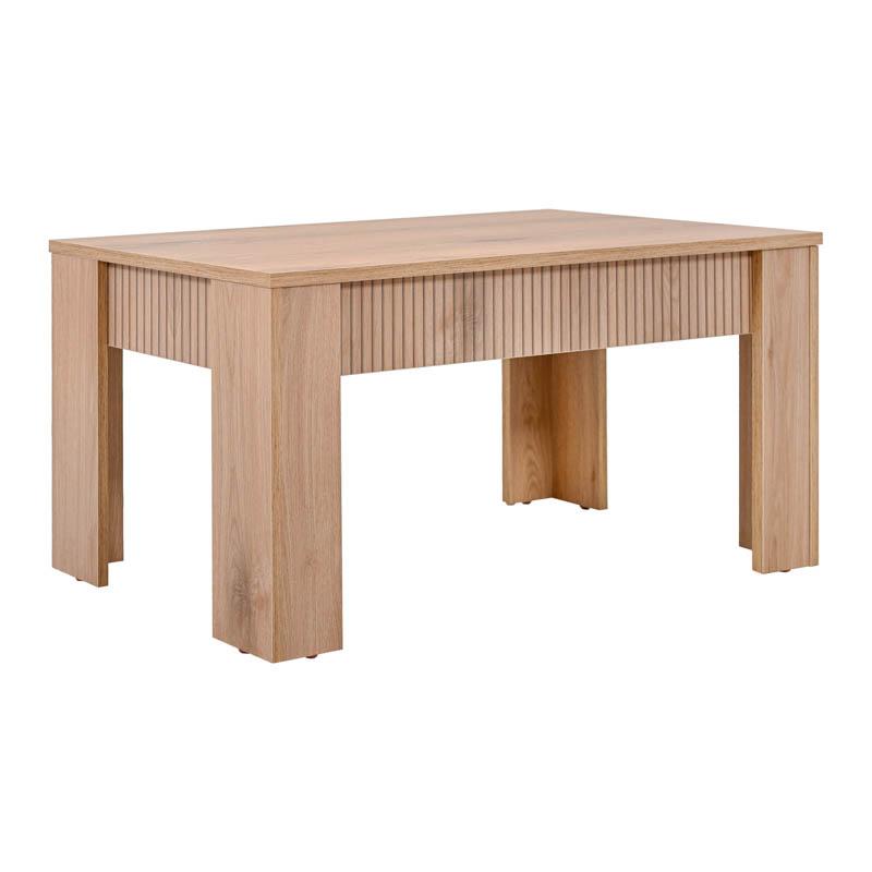 ΤΡΑΠΕΖΙ ΣΑΛΟΝΙΟΥ Fylliana Alicante NATURAL CANELLA OAK ΧΡΩΜΑ 100x50x47εκ