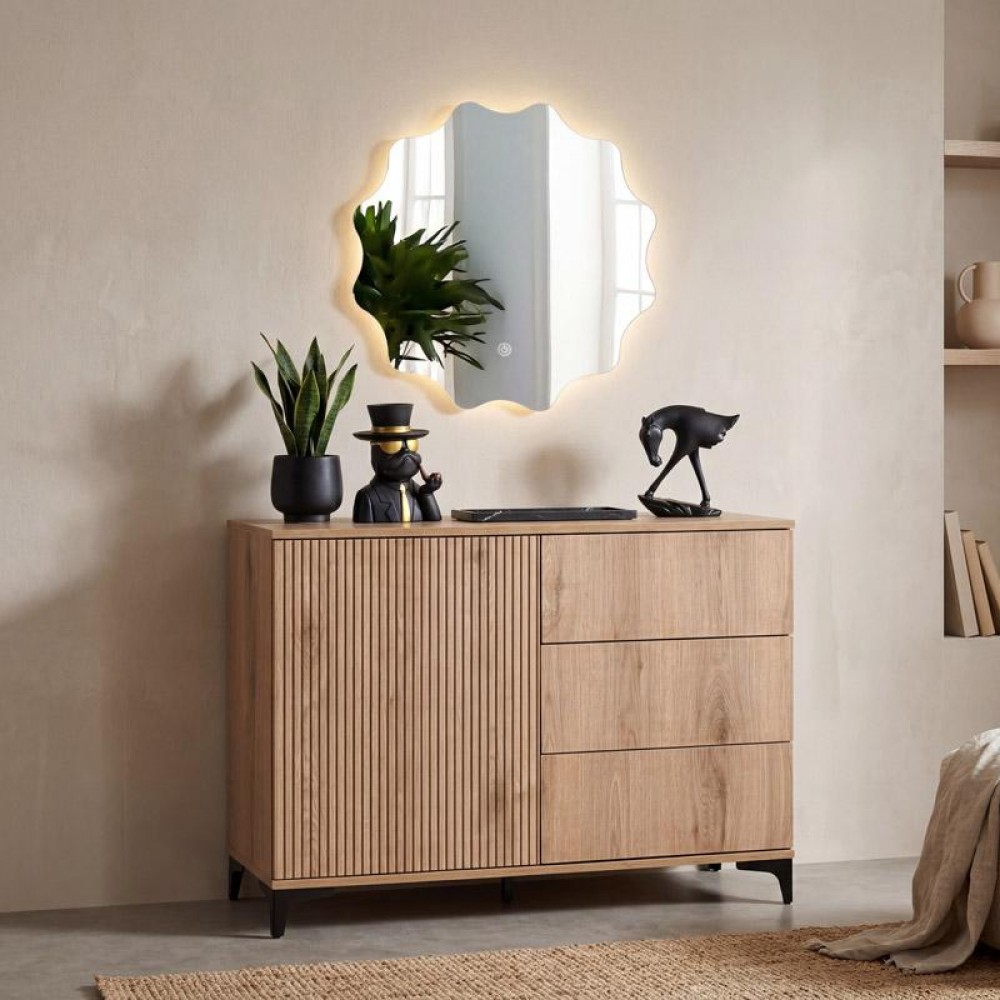 ΚΟΜΟΤΑ Fylliana Alicante NATURAL CANELLA OAK ΧΡΩΜΑ 106x40x84εκ