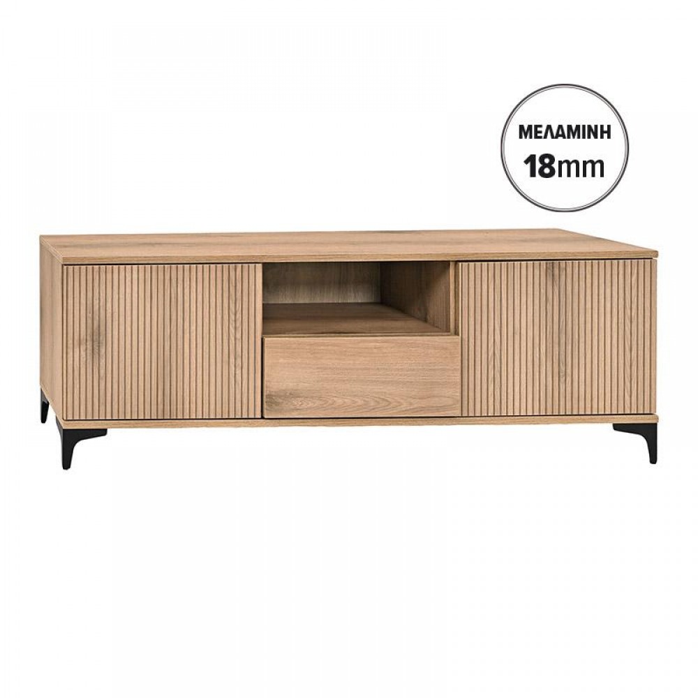 ΕΠΙΠΛΟ ΤΗΛΕΟΡΑΣΗΣ Fylliana Alicante NATURAL CANELLA OAK ΧΡΩΜΑ 160x40x51εκ