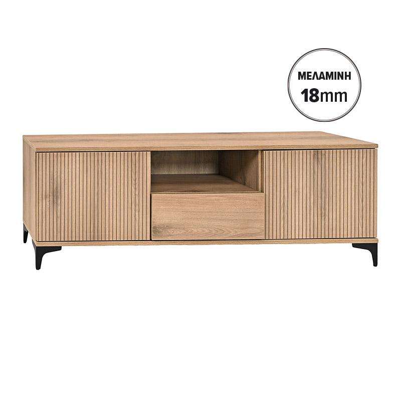 ΕΠΙΠΛΟ ΤΗΛΕΟΡΑΣΗΣ Fylliana Alicante NATURAL CANELLA OAK ΧΡΩΜΑ 160x40x51εκ