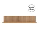 ΡΑΦΙ ΤΟΙΧΟΥ Fylliana Alicante NATURAL CANELLA OAK ΧΡΩΜΑ 100x20x20εκ