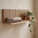 ΡΑΦΙ ΤΟΙΧΟΥ Fylliana Alicante NATURAL CANELLA OAK ΧΡΩΜΑ 100x20x20εκ