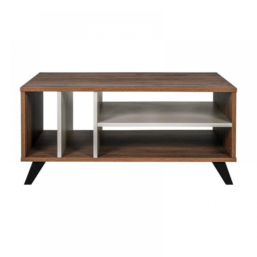ΤΡΑΠΕΖΙ ΣΑΛΟΝΙΟΥ Fylliana Miami TOBACCO ΜΕ CASHMERE ΧΡΩΜΑ 100x64x45εκ