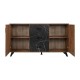 ΜΠΟΥΦΕΣ Fylliana Miami TOBACCO ΜΕ BLACK MARBLE ΧΡΩΜΑ 160x40x84εκ