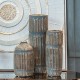 ΚΕΡΑΜΙΚΟ ΒΑΖΟ Fylliana 20040 ΧΡΥΣΟ ΧΡΩΜΑ 14x14x23εκ