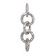 ΜΕΤΑΛΛΙΚΟ ΔΙΑΚΟΣΜΗΤΙΚΟ Fylliana Chain ΝΙΚΕΛ ΧΡΩΜΑ 10x10x34εκ