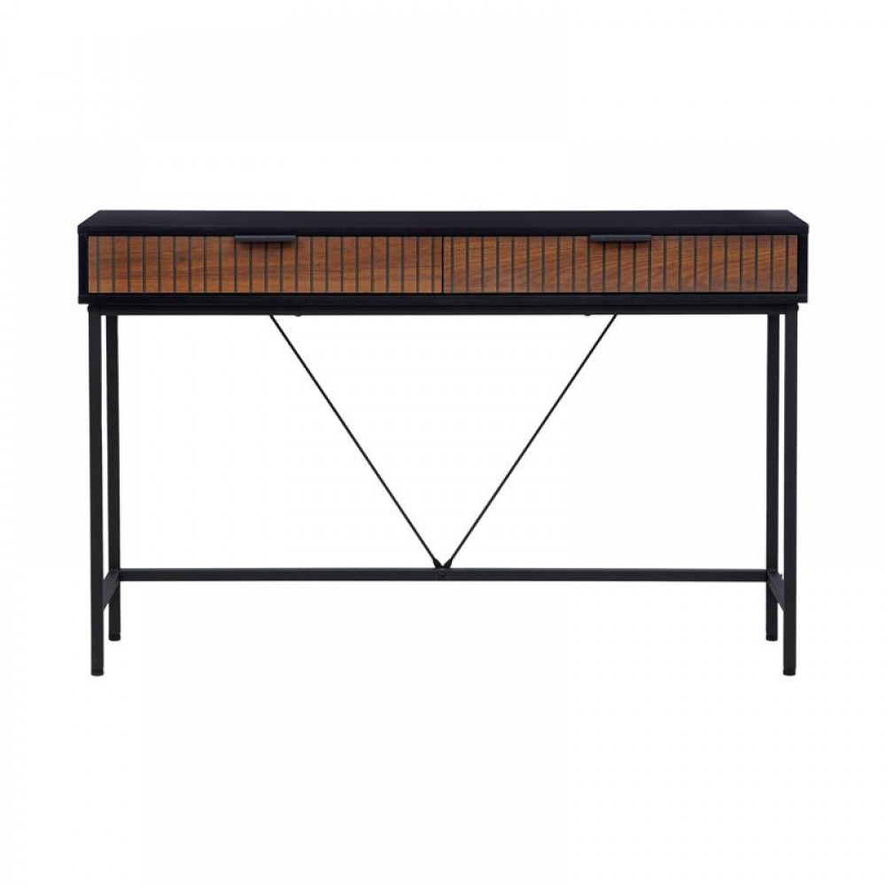 ΚΟΝΣΟΛΑ Fylliana FL2405 ΜΑΥΡΟ-ΚΑΦΕ ΧΡΩΜΑ 120x30x76εκ