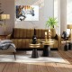 ΚΑΝΑΠΕΣ ΚΡΕΒΑΤΙ Fylliana Comfort ΩΧΡΑ ΧΡΩΜΑ 235x104x80εκ