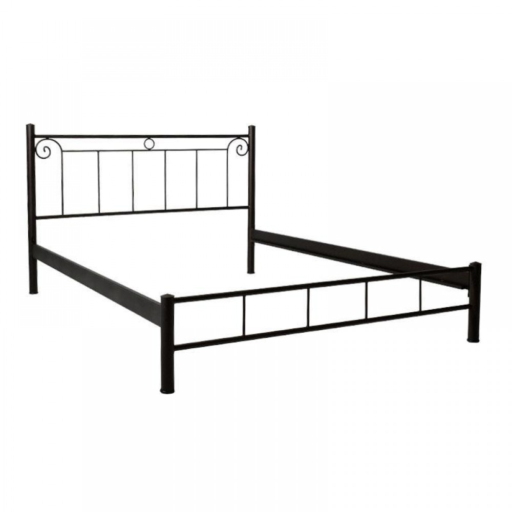 ΚΡΕΒΑΤΙ ΣΙΔΕΡΕΝΙΟ Fylliana Valery ΚΑΦΕ ΧΡΩΜΑ 170x210x99εκ (160x200εκ)