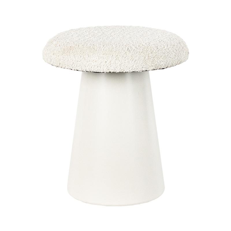 ΣΤΡΟΓΓΥΛΟ ΜΕΤΑΛΛΙΚΟ ΣΚΑΜΠΟ Fylliana FL4201 ΜΠΕΖ ΧΡΩΜΑ 35x40εκ