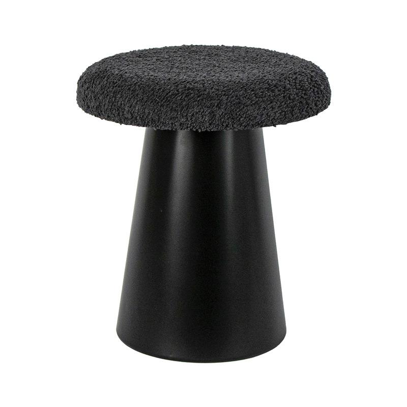 ΣΤΡΟΓΓΥΛΟ ΜΕΤΑΛΛΙΚΟ ΣΚΑΜΠΟ Fylliana FL4201 ΜΑΥΡΟ ΧΡΩΜΑ 35x40εκ