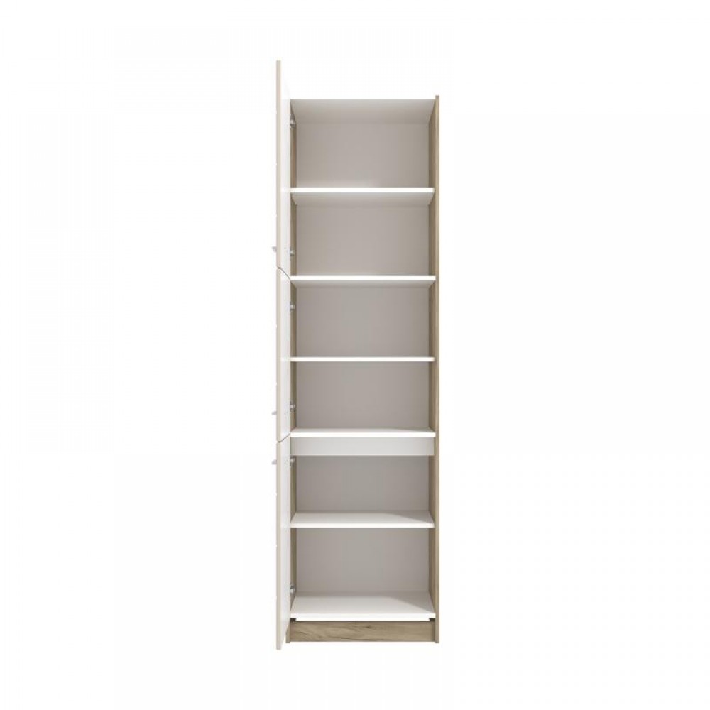 ΝΤΟΥΛΑΠΙ ΚΟΥΖΙΝΑΣ DIANA BD 60 GREY OAK-SAND ΓΥΑΛΙΣΤΕΡΟ FOIL 60x58x215εκ