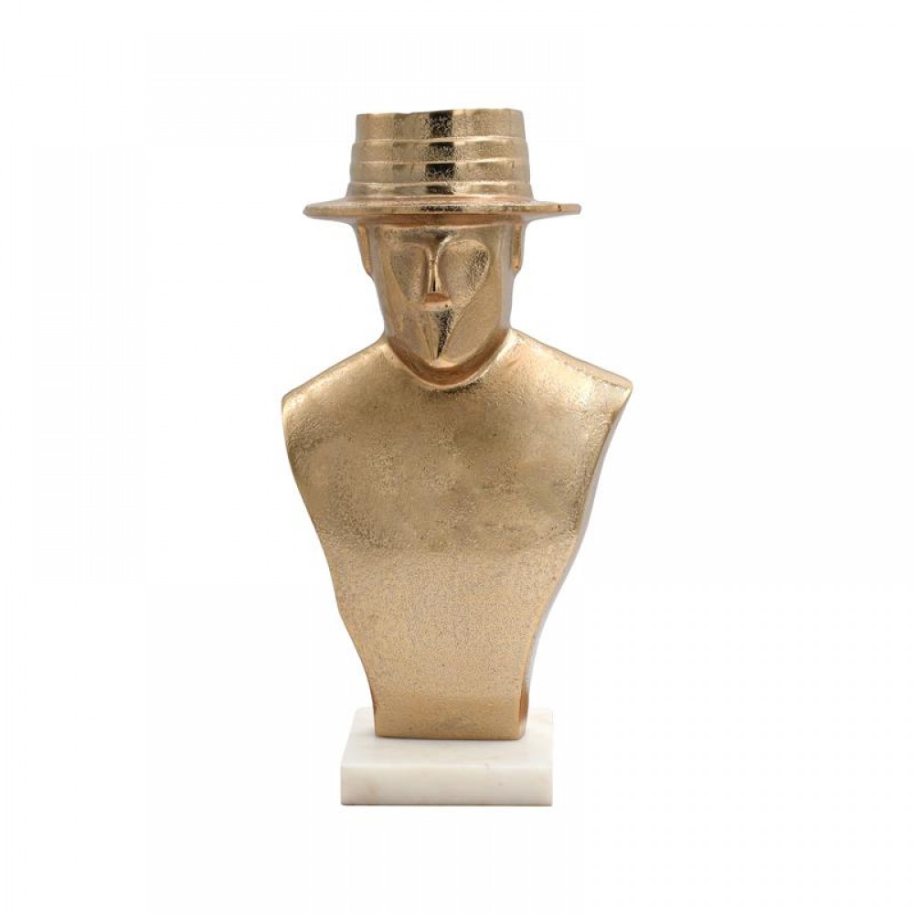 ΕΠΙΤΡΑΠΕΖΙΟ ΔΙΑΚΟΣΜΗΤΙΚΟ HATMAN Fylliana FL24574 ΧΡΥΣΟ ΧΡΩΜΑ 18x35εκ