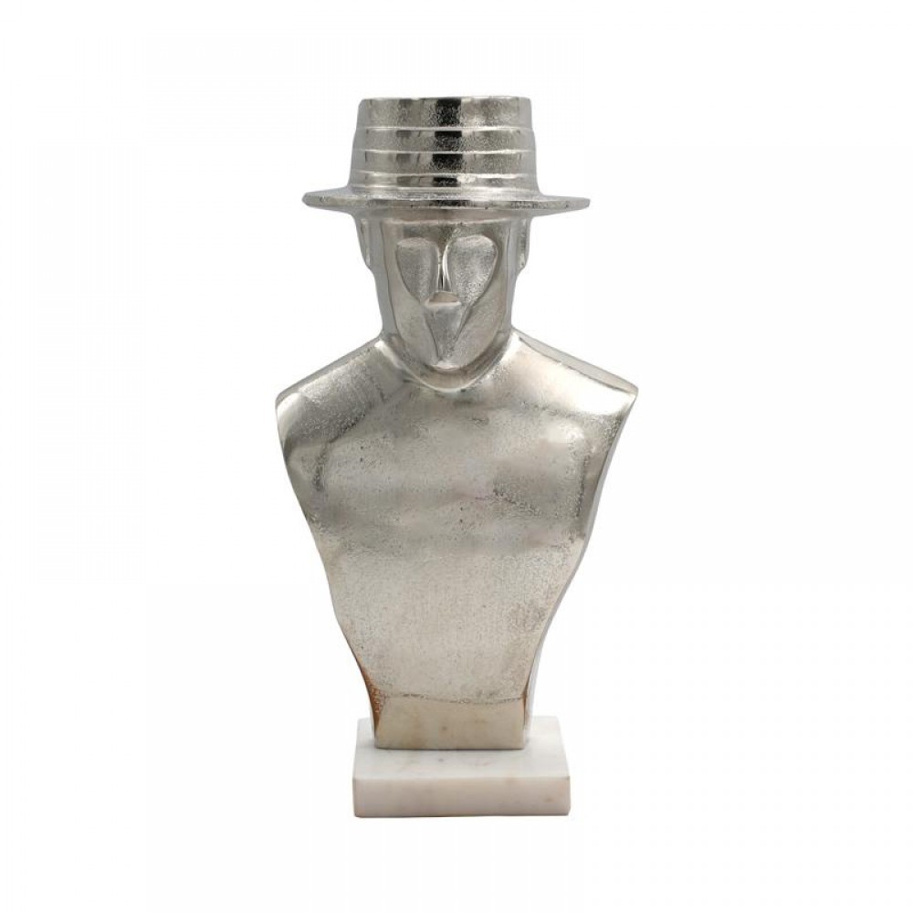 ΕΠΙΤΡΑΠΕΖΙΟ ΔΙΑΚΟΣΜΗΤΙΚΟ HATMAN Fylliana FL24574 ΑΣΗΜΙ ΧΡΩΜΑ 18x35εκ