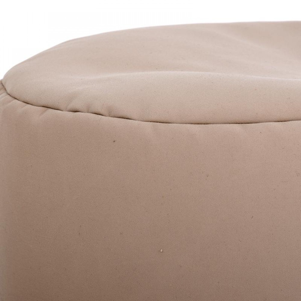 ΣΤΡΟΓΓΥΛΟ ΠΟΥΦ-ΣΚΑΜΠΟ Fylliana Cube ΚΑΦΕ ΧΡΩΜΑ 60x40εκ