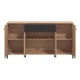 ΚΟΜΟΤΑ-ΜΠΟΥΦΕΣ AVIGNON 170 4K1F4V ARTISAN OAK-ΜΑΥΡΟ ΧΡΩΜΑ 170x40x90εκ