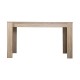 ΤΡΑΠΕΖΙ ΤΡΑΠΕΖΑΡΙΑΣ DOMUS 135 SONOMA OAK-ΛΕΥΚΟ 135x81x75εκ
