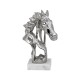 ΕΠΙΤΡΑΠΕΖΙΑ ΔΙΑΚΟΣΜΗΤΙΚΗ ΦΙΓΟΥΡΑ Fylliana Horse ΝΙΚΕΛ ΧΡΩΜΑ 18x14x26εκ